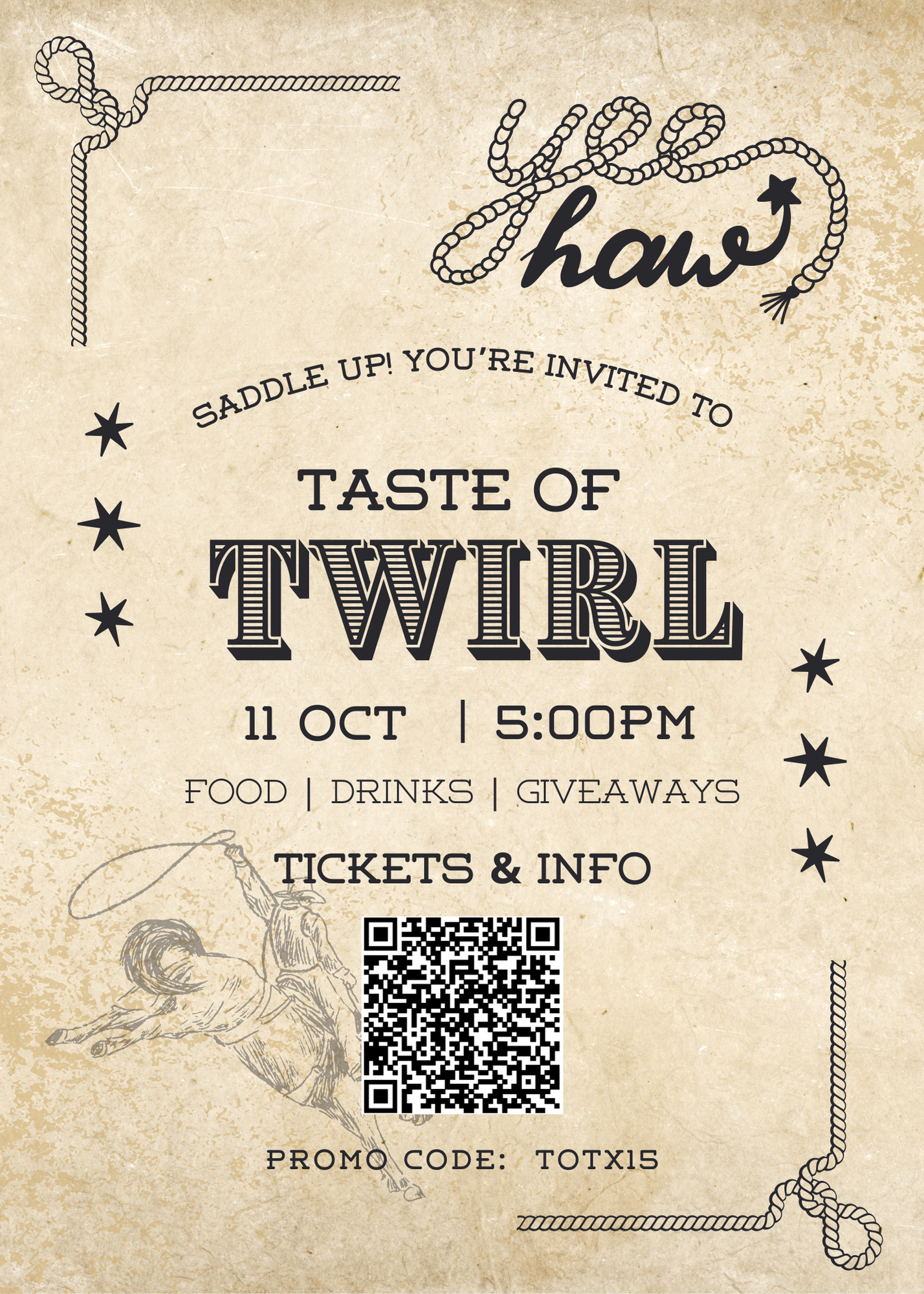 Taste of Twirl - Texas Edition - General Admission
